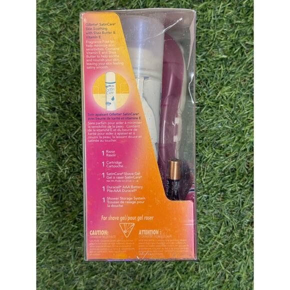 Vintage Gillette Venus Vibrance Razor Kit + Shave Gel 2005 NEW Vaulted - Picture 4 of 4